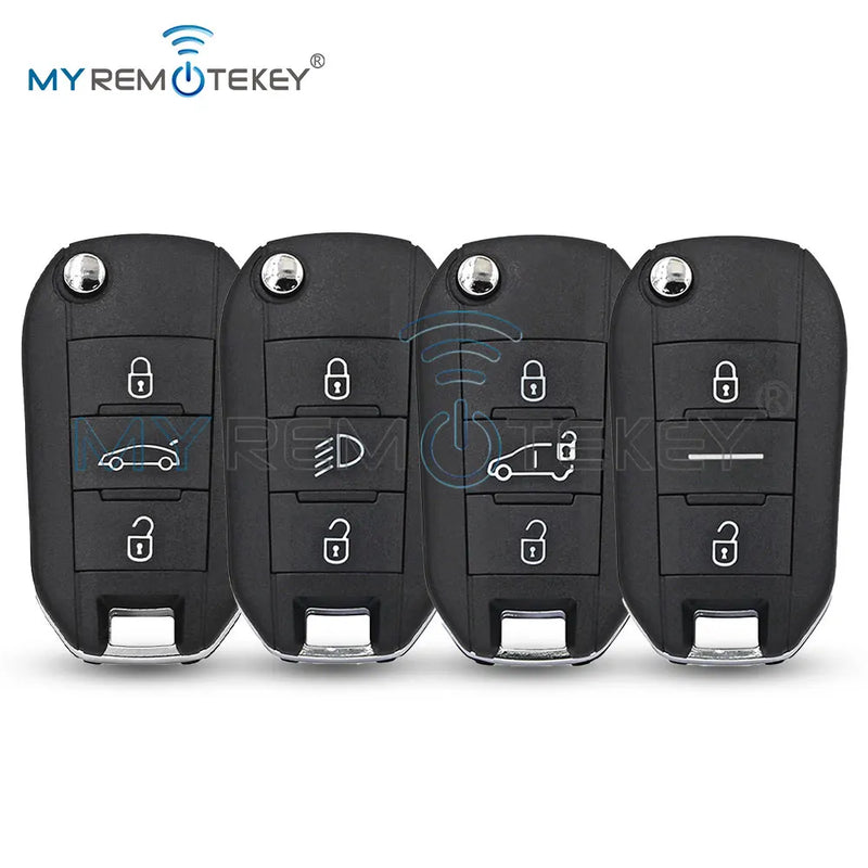 Coque de Clé Peugeot Expert Partner 308 508 Citroën C3 C4 Berlingo à Rabat 2 ou 3 Touches