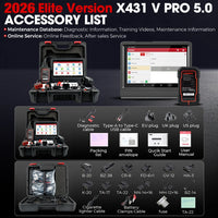 Valise Diagnostic Launch X431 PRO V5.0 Elite Tablette 8 Pouces