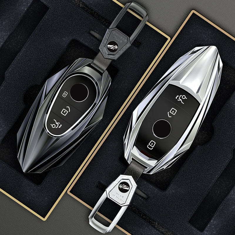 Coque de Protection Clé Mercedes Classe A C E S G GLC GLE CLA GLB GLS W177 W205 W213 W222 X167 Alliage de Zinc