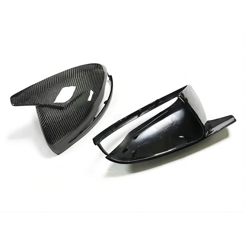 Coque de Rétroviseur Mercedes GLC X253, EQA, EQB X243, EQC N293 en Carbone Véritable de Remplacement, Sec, Forgé ou Liseré Rouge