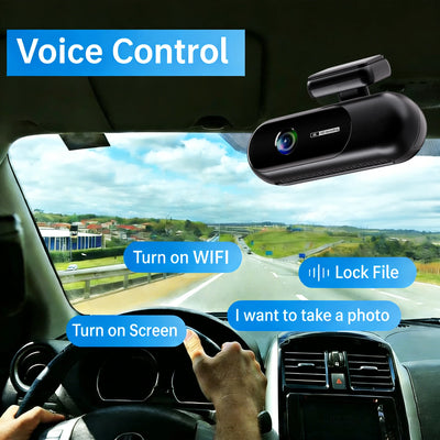 Dashcam 4 Canaux 4K WiFi Avant Arrière Intérieur