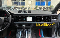 Autoradio Double Écran 12,3 + 12,3 Pouces Porsche Macan 2018-2024 Android CarPlay GPS 4G