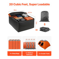 Coffre de Toit Souple SucceBuy 565 L PVC 840D