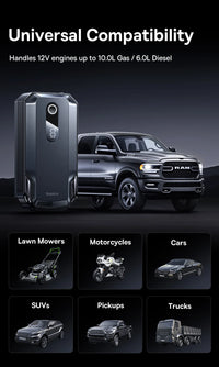 Baseus Booster de Batterie Voiture 2000 A 20 000 mAh Charge Rapide 30 W