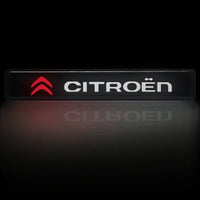 Logo LED Citroën Emblème Lumineux Plaque Avant 16 cm