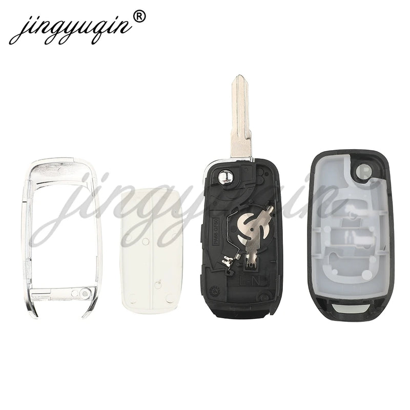 Coque de Clé Renault Pliable Modifiée 2 ou 3 Touches Clio Mégane Duster Kangoo Twingo Sandero Logan Vivaro