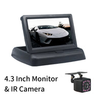 Caméra de Recul Écran LCD 4.3 Pouces Hippcron