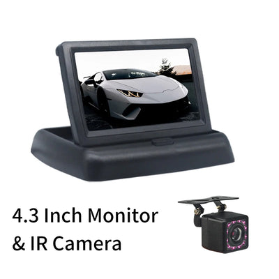 Caméra de Recul Écran LCD 4.3 Pouces Hippcron