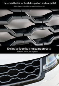 Calandre Range Rover Evoque L551 2020-2022 Nid d'Abeille Noir Argent ou Gris