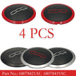 Cache-Moyeux Fiat 500 133mm Anti-Poussière Kit 4