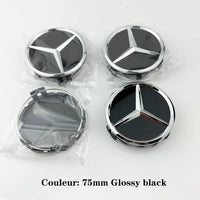 Cache-Moyeux Mercedes AMG W204 W205 GLA GLC 75mm — vue d'ensemble