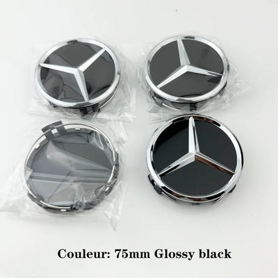 Cache-Moyeux Mercedes AMG W204 W205 GLA GLC 75mm