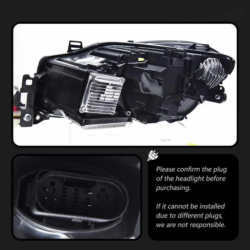 Phares LED Mercedes GLE W166 2015-2019 Paire Avant Signature Lumineuse