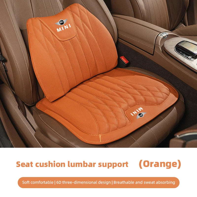 Coussin de Siège et Soutien Lombaire MINI Cooper R56 — vue de trois quarts