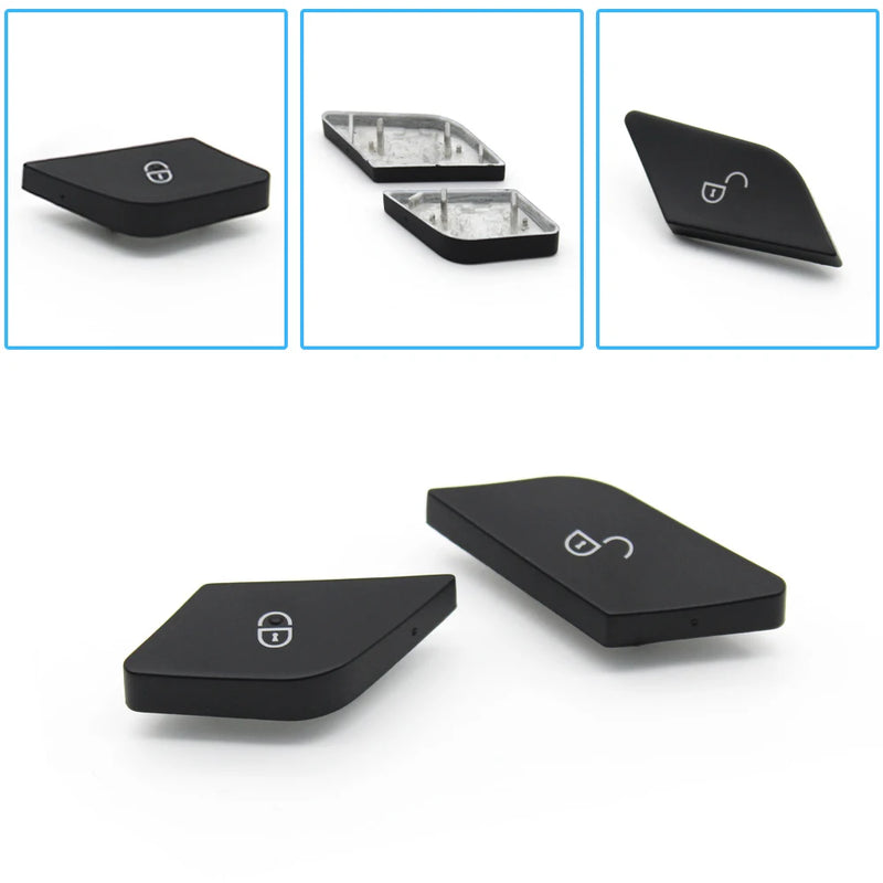 Cache-Boutons de Verrouillage de Porte Mercedes W205 X253 W447 — vue de profil