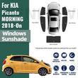 Pare-Soleil Magnétique Sur Mesure Kia Picanto 2018-2024