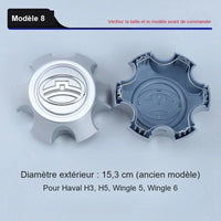 Cache-Moyeux de Roue Great Wall Haval H2 H6 H9 Wingle Voleex 61 mm à 15,3 cm