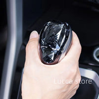 Pommeau de Vitesse Volkswagen en Cristal Taillé Boîte DSG, Tiguan, T-Roc, T-Cross, Polo, Passat, Jetta