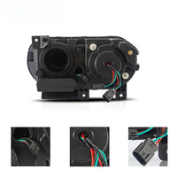 Phares Avant RGB Dodge Challenger 2015-2024 Feux de Jour Multicolores Contrôle par Application IP67