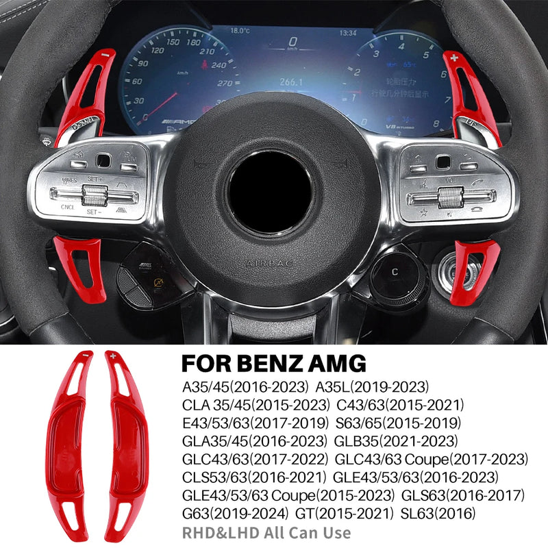 Palettes au Volant Mercedes AMG C63 E63 S63 G63 GLE GLC ABS