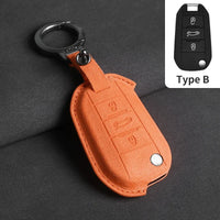 Coque de Clé Peugeot Citroën Suédine Clé Repliable ou Fixe 3 Touches