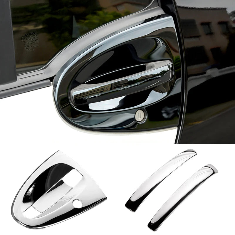 Protections de Poignée de Porte Chromées Smart Fortwo 451