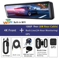 Dashcam Miroir 11,26 Pouces 4K IPS GPS