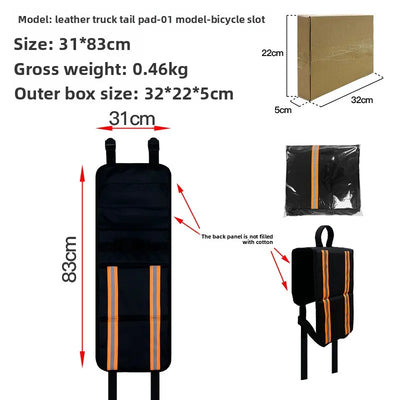 Porte-Vélos de Coffre Rembourré Universel 5 Vélos