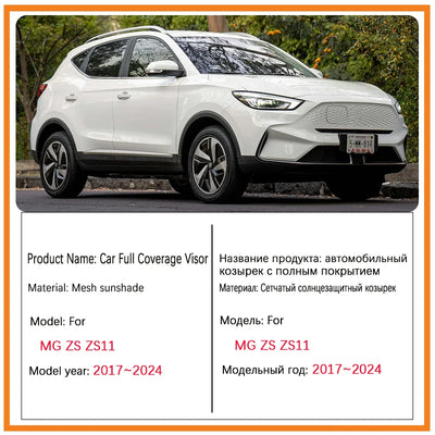 Pare-Soleil Magnétique en Maille MG ZS EV 2017-2024