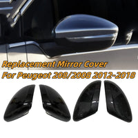 Coque de Rétroviseur Peugeot 208 2008 2012-2018 Aspect Carbone