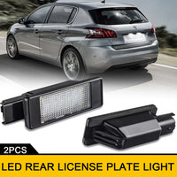 Éclairage de Plaque d'Immatriculation LED Peugeot 208 308