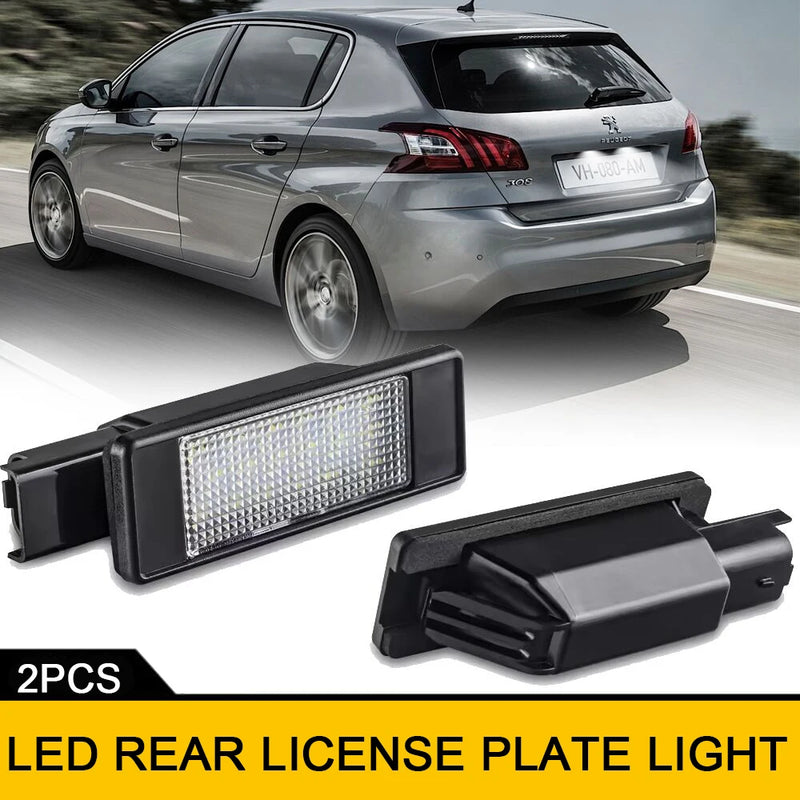 Éclairage de Plaque d'Immatriculation LED Peugeot 208 308