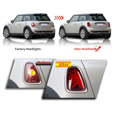Feux Arrière LED Noirs MINI Cooper R56 R57 R58 2007-2014