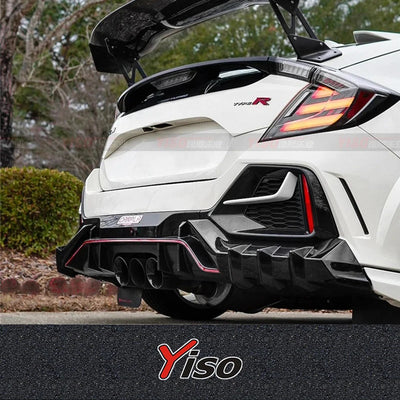Diffuseur Arrière Carbone Honda Civic Type R FK8 2017-2019