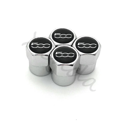 Bouchons de Valve Fiat 500 2007-2015 Alliage Aluminium