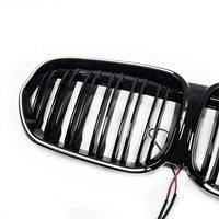 Calandre Avant à Double Barre Éclairée LED BMW X1 F48 LCI 2020-2022 Noir