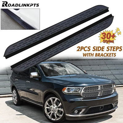 Marchepieds Latéraux Aluminium Noir Dodge Durango 2018-2025