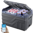 Réfrigérateur de Voiture Double Zone 25 à 40 L Congélateur Portable à Compresseur 12/24 V