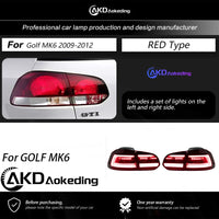 Feux Arrière LED Volkswagen Golf 6 2009-2012