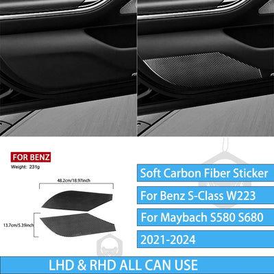 Autocollants Fibre de Carbone Mercedes Classe S W223