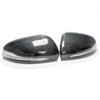 Coque de Rétroviseur Mercedes GLC X253, EQA, EQB X243, EQC N293 en Carbone Véritable de Remplacement, Sec, Forgé ou Liseré Rouge