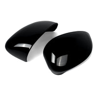 Coques de Rétroviseurs Fiat 500 2007-2023 Noir Brillant Paire Gauche et Droite en ABS