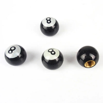 Bouchons de Valve Universels Boule de Billard Numéro 8