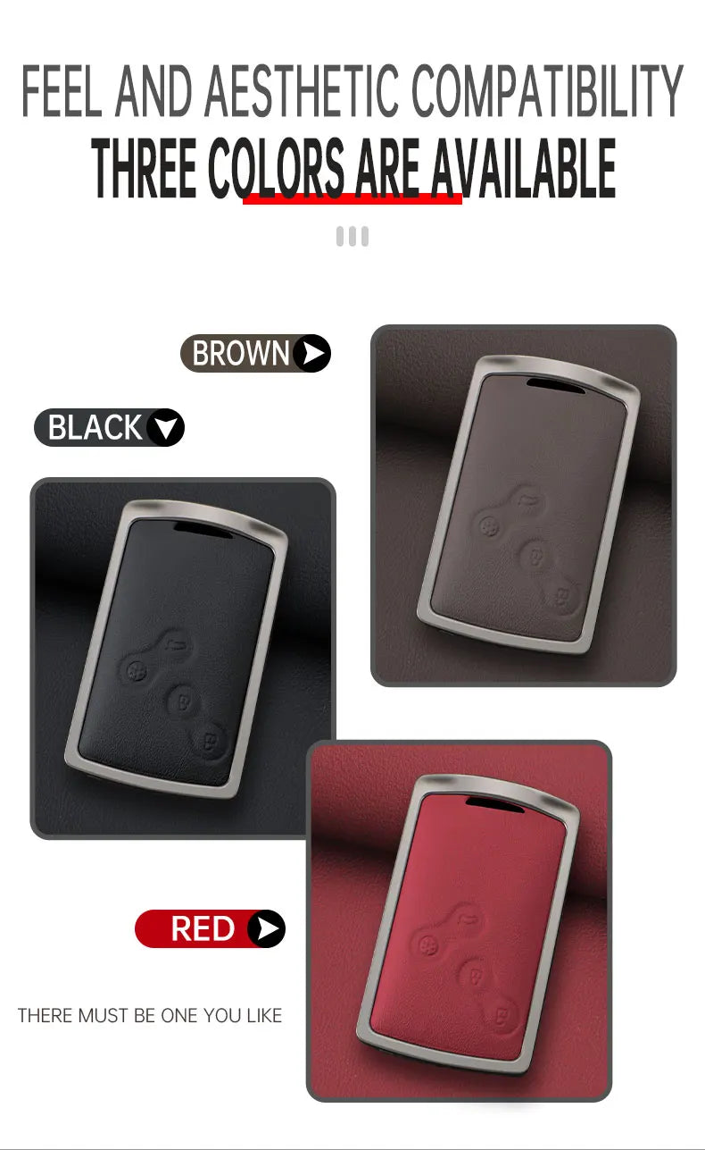 Coque de Clé Renault Alliage de Zinc Mégane 2 Mégane 3 Clio Scénic Captur Laguna Fluence Koleos Duster