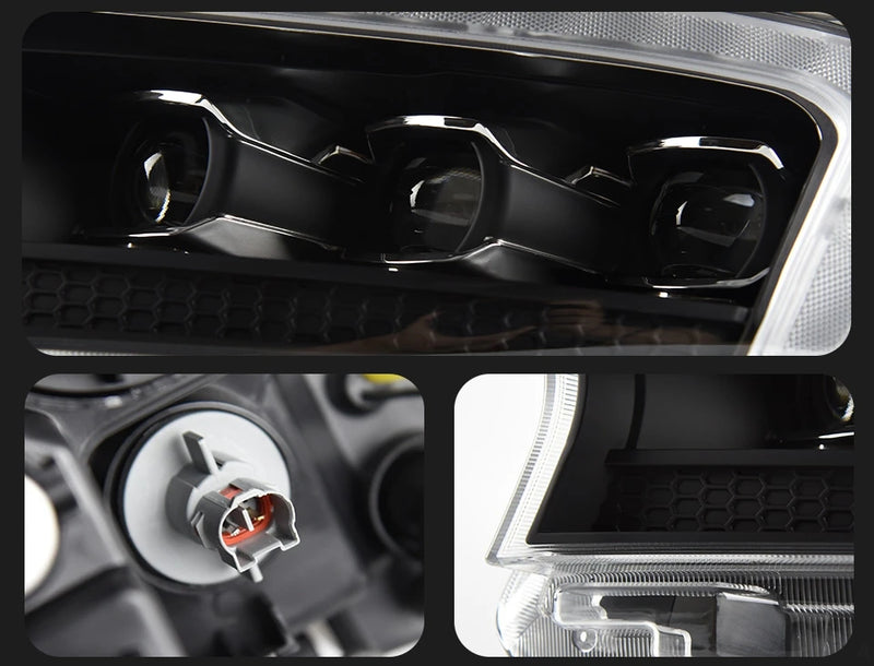 Phares LED Ford Ranger T7 2016-2021 Everest Paire Avant Éclairage de Jour DRL