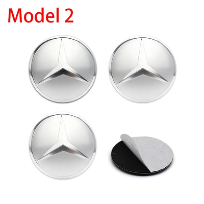 Autocollants Emblème de Moyeu Mercedes AMG 56mm 60mm 65mm