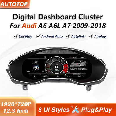 Tableau de Bord Numérique Audi A6 A7 2009-2018