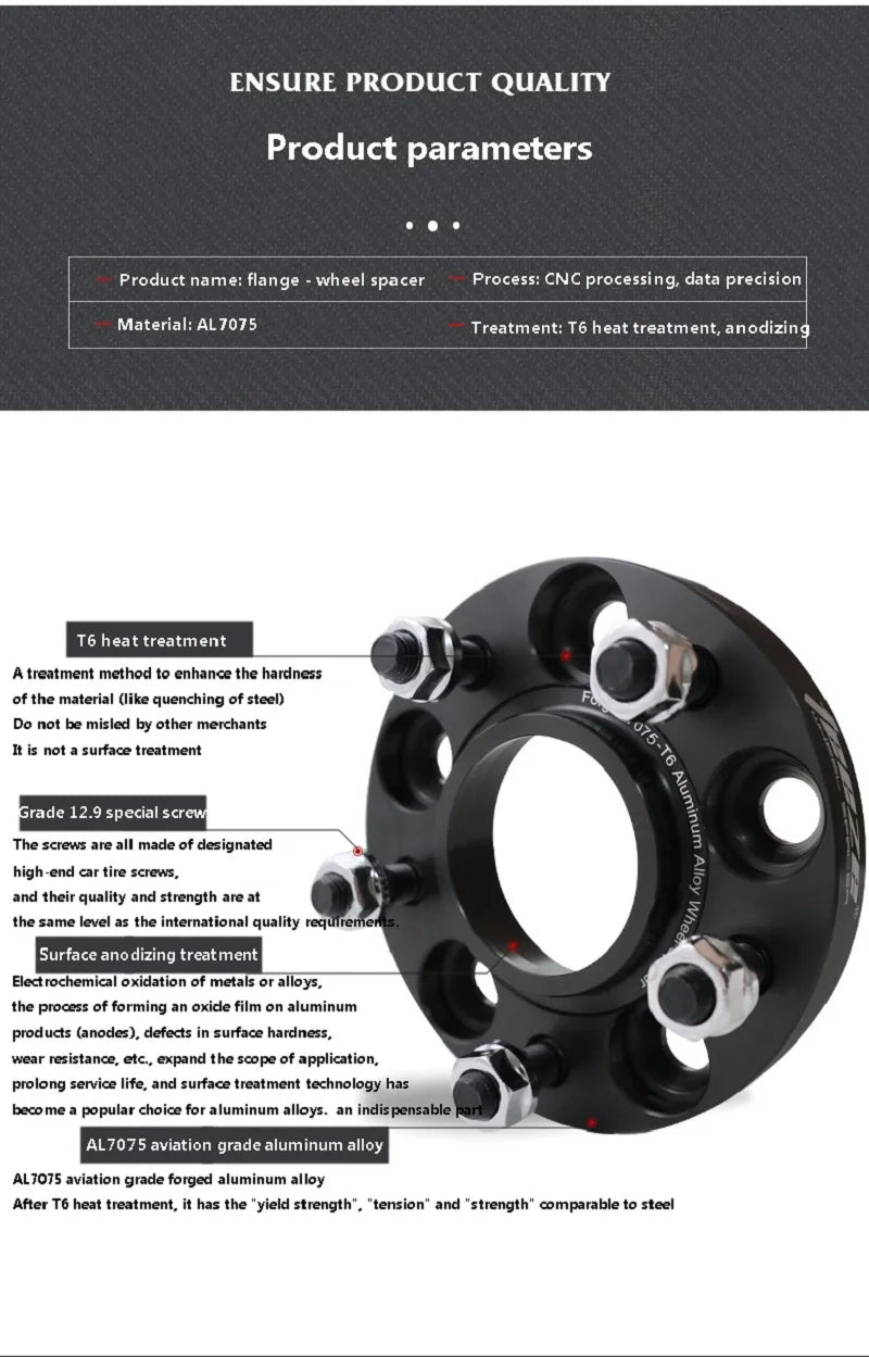 Wheel Spacers Hyundai 5x114.3 Bore 67.1 mm i30 N Elantra N Pair