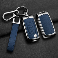 Étui de Protection Clé Peugeot Citroën Cuir et Alliage 207 307 308 407 607 807 C2 C3 C4 C5 C6 C8