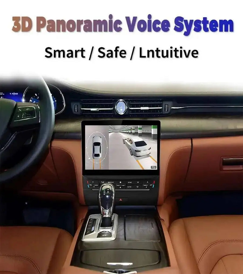 Autoradio Android 13 Maserati Quattroporte 2013-2020 Écran 12,3 Pouces CarPlay GPS 4G